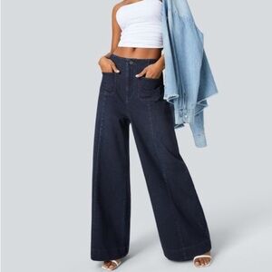 Halara Flex High Waisted Casual Wide Leg Jeans